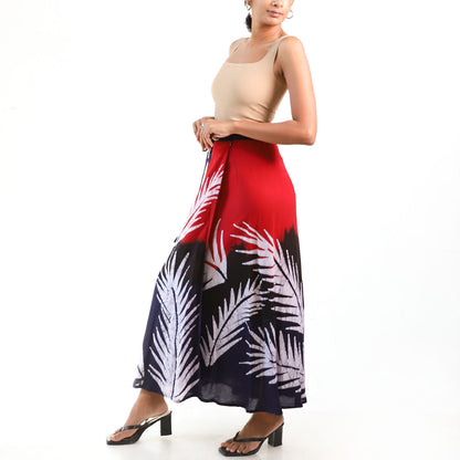 Scarlet Eclipse Batik Skirt