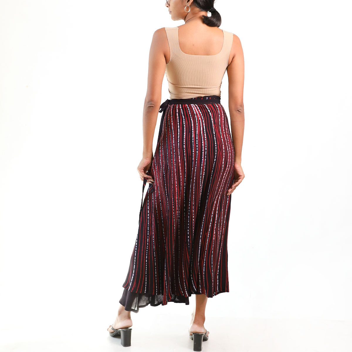 Rosy Twilight Batik Skirt