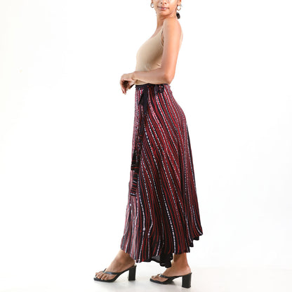 Rosy Twilight Batik Skirt