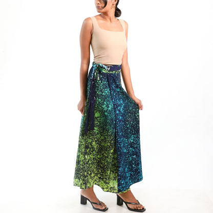 Indigo Mist Batik Skirt