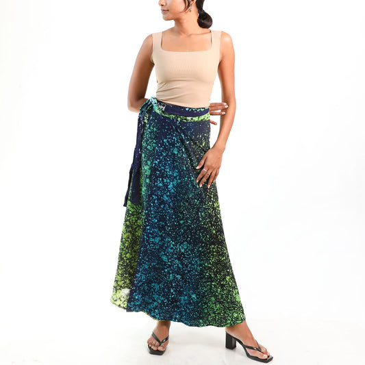 Indigo Mist Batik Skirt