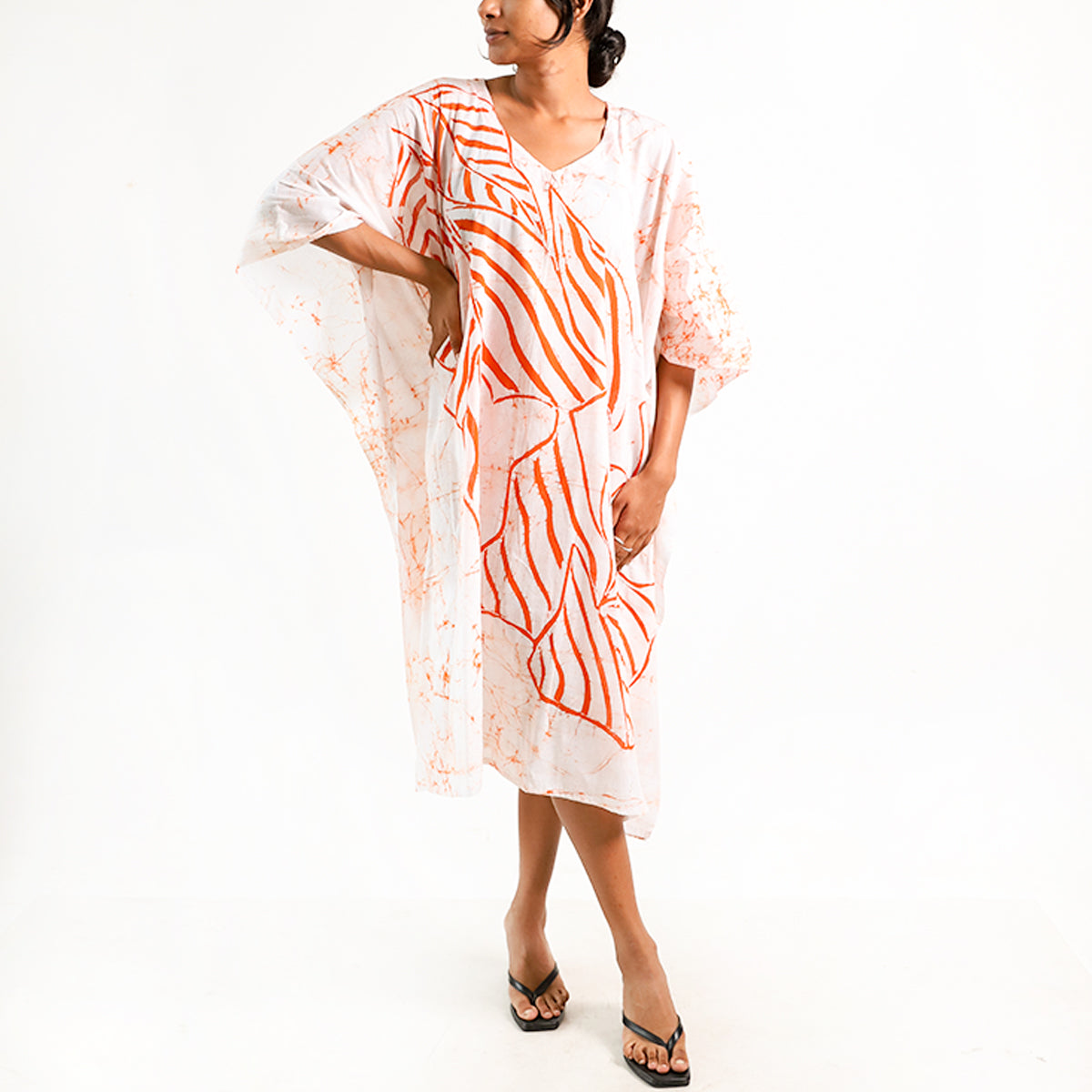 Sunrise Glow Batik Kaftan