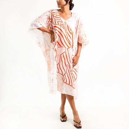 Sunrise Glow Batik Kaftan