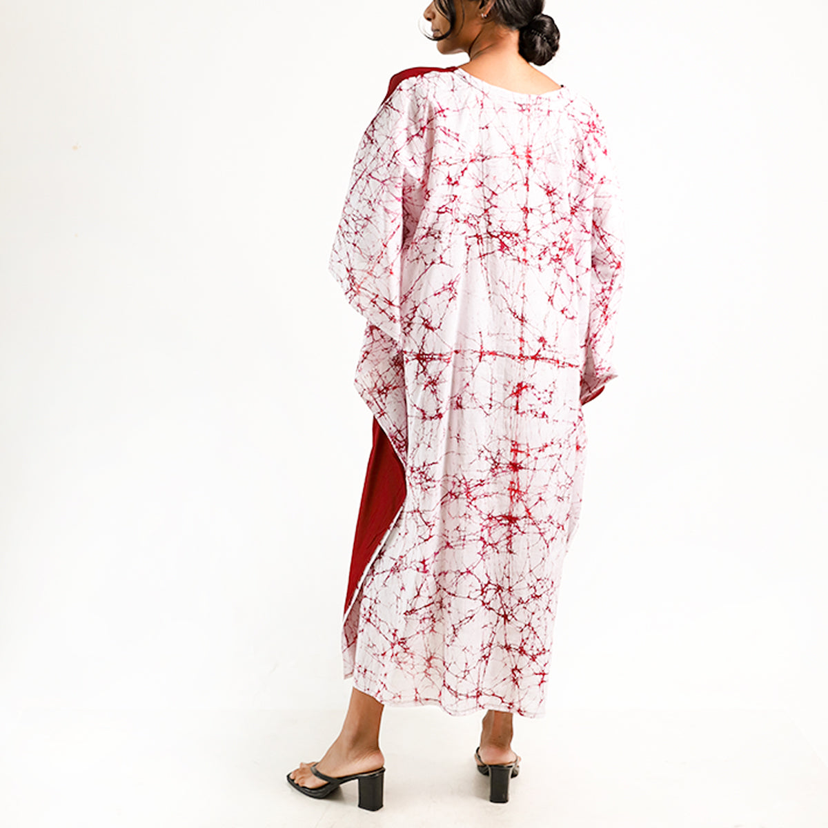 Crimson Tide Batik Kaftan