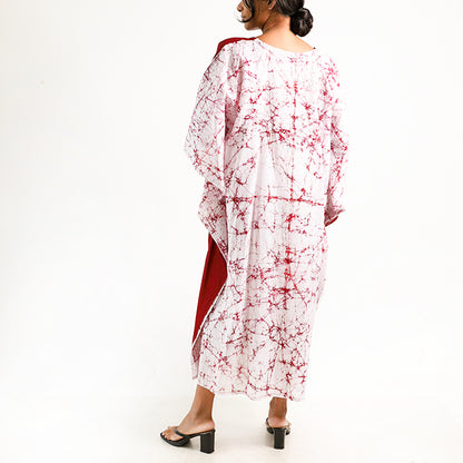 Crimson Tide Batik Kaftan