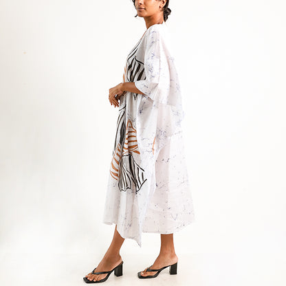 Sand Whisper Batik Kaftan