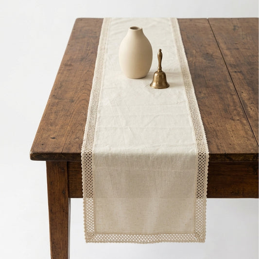 Ivory Lace Table Runner