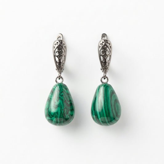 Emerald Glow Earrings