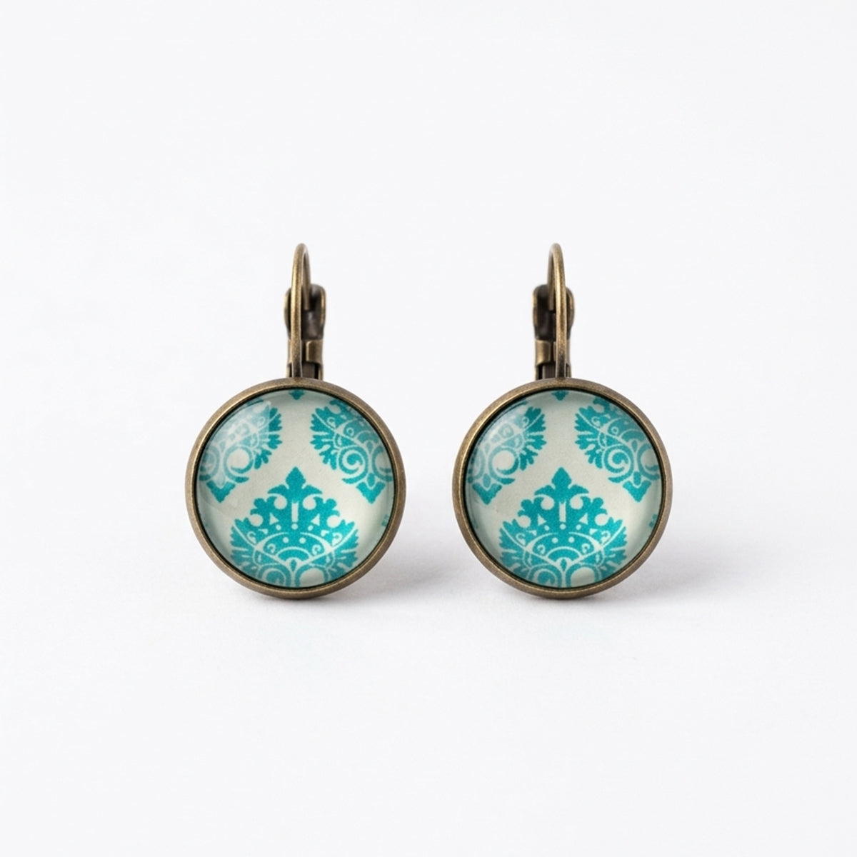 Turquoise Motif Earrings