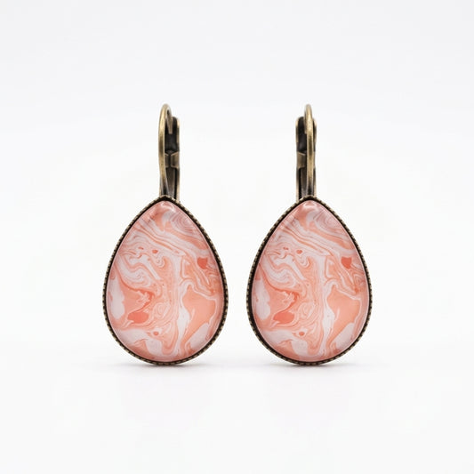 Peach Bloom Earrings