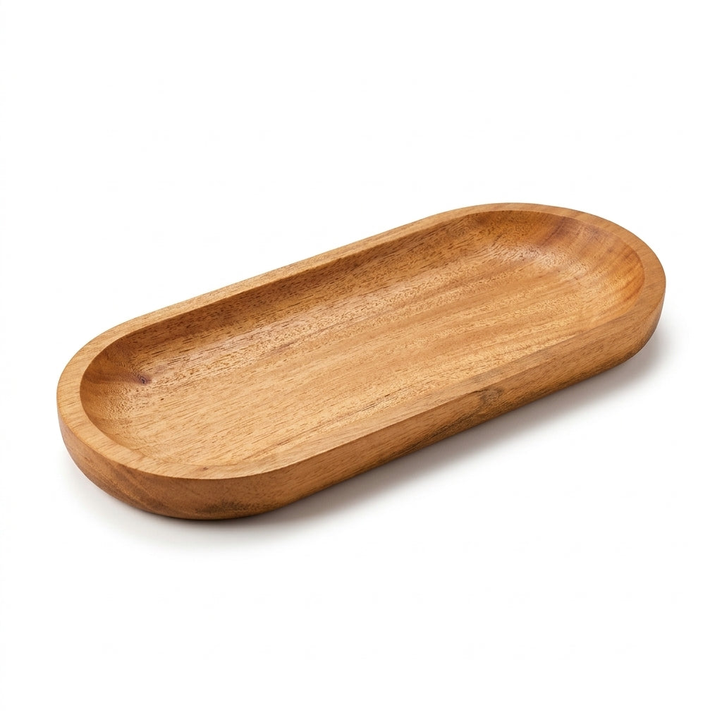 Mahogany Wood Tray