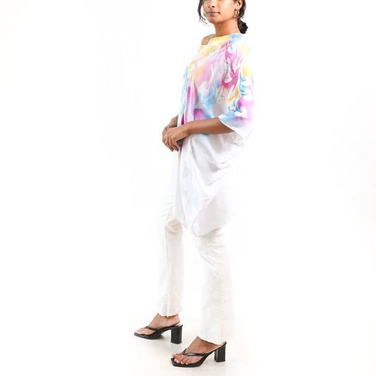 Splatter Chiffon Top