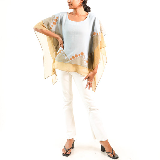 Baby Blues Poncho Top