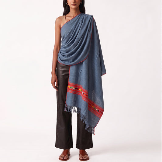 Indigo Mountain Shawl
