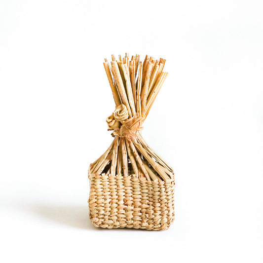 Golden Blossom Palmyrah Wedding Cake Box