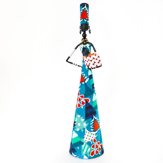 Blooming Blues Paper Figurine