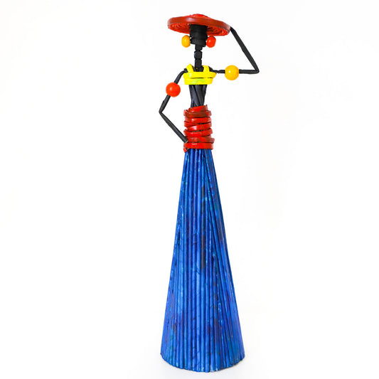 Crimson Waves Paper Figurine