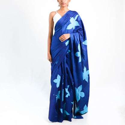 Starry Night Batik Saree