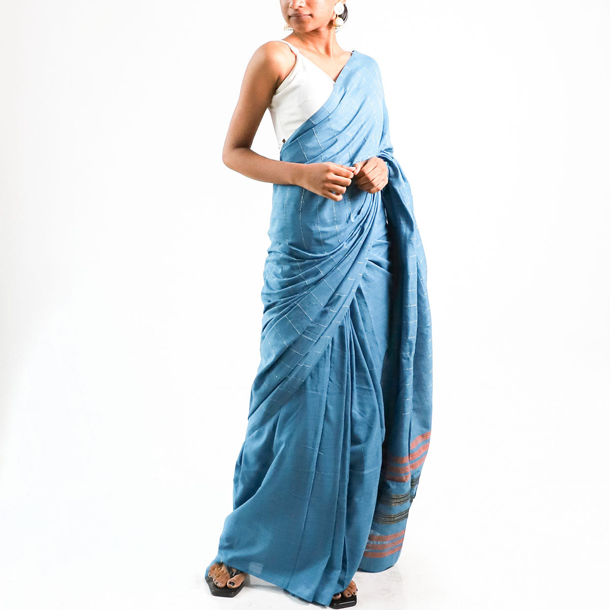 Azure Handloom Saree