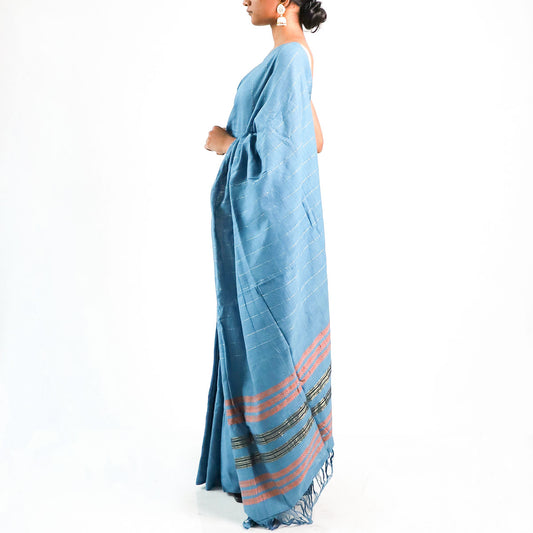 Azure Handloom Saree