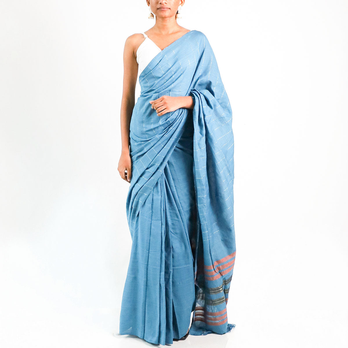 Azure Handloom Saree