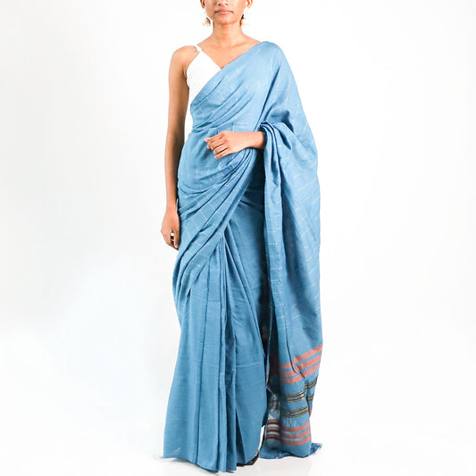 Azure Handloom Saree