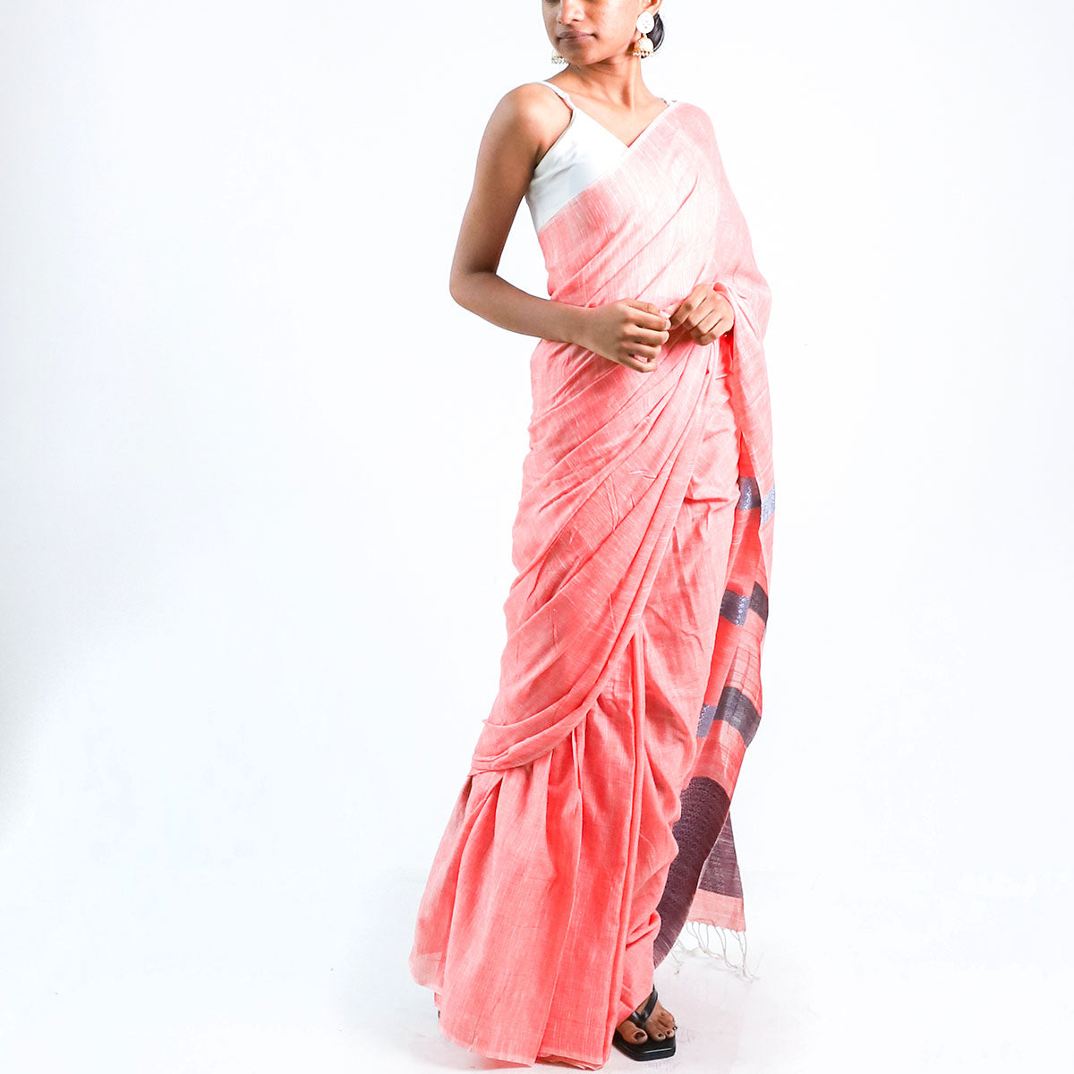 Pink Skies Handloom Saree