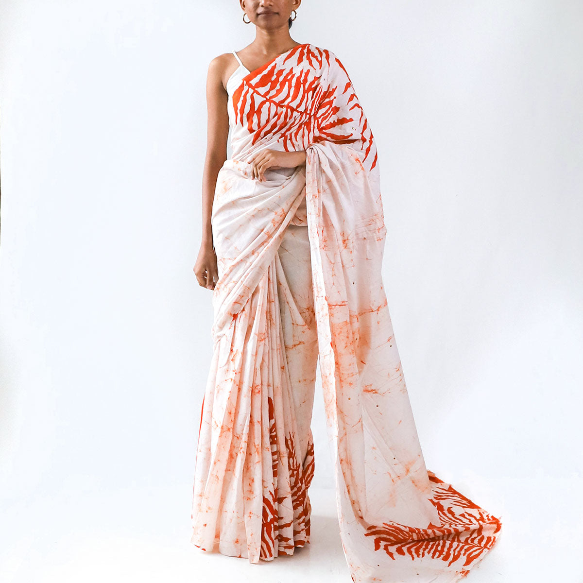 Island Fern Batik Saree