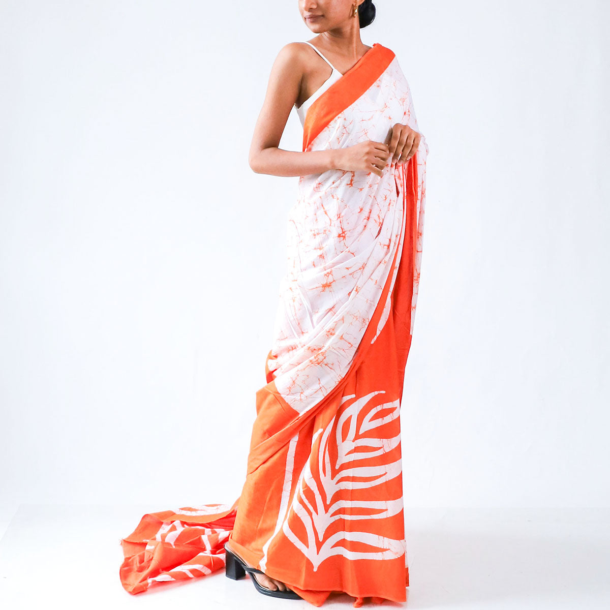 Sun's Glow Batik Saree