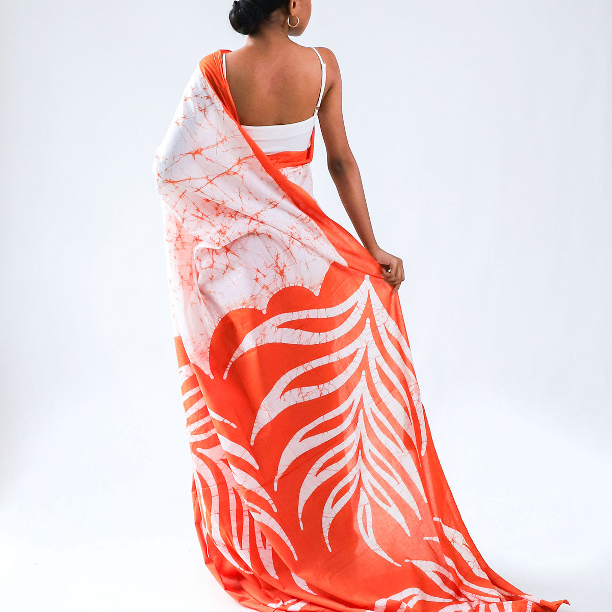 Sun's Glow Batik Saree