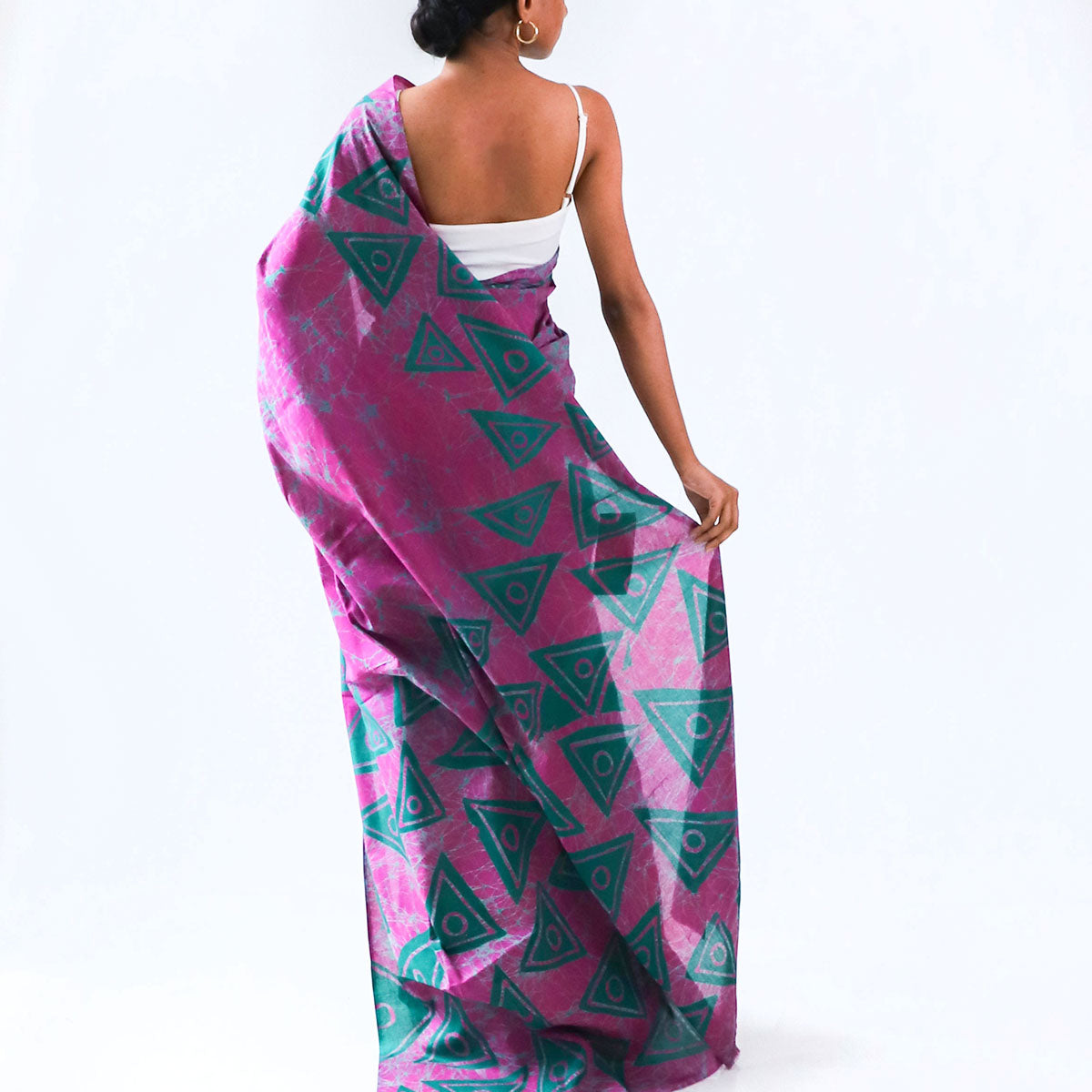 Orchid Batik Saree