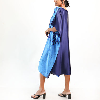 Azure Garden Batik Kaftan
