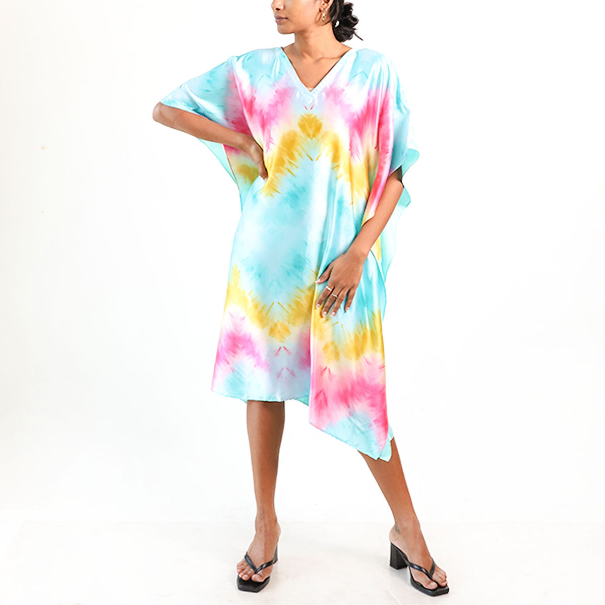 Pastel Dream Batik Kaftan