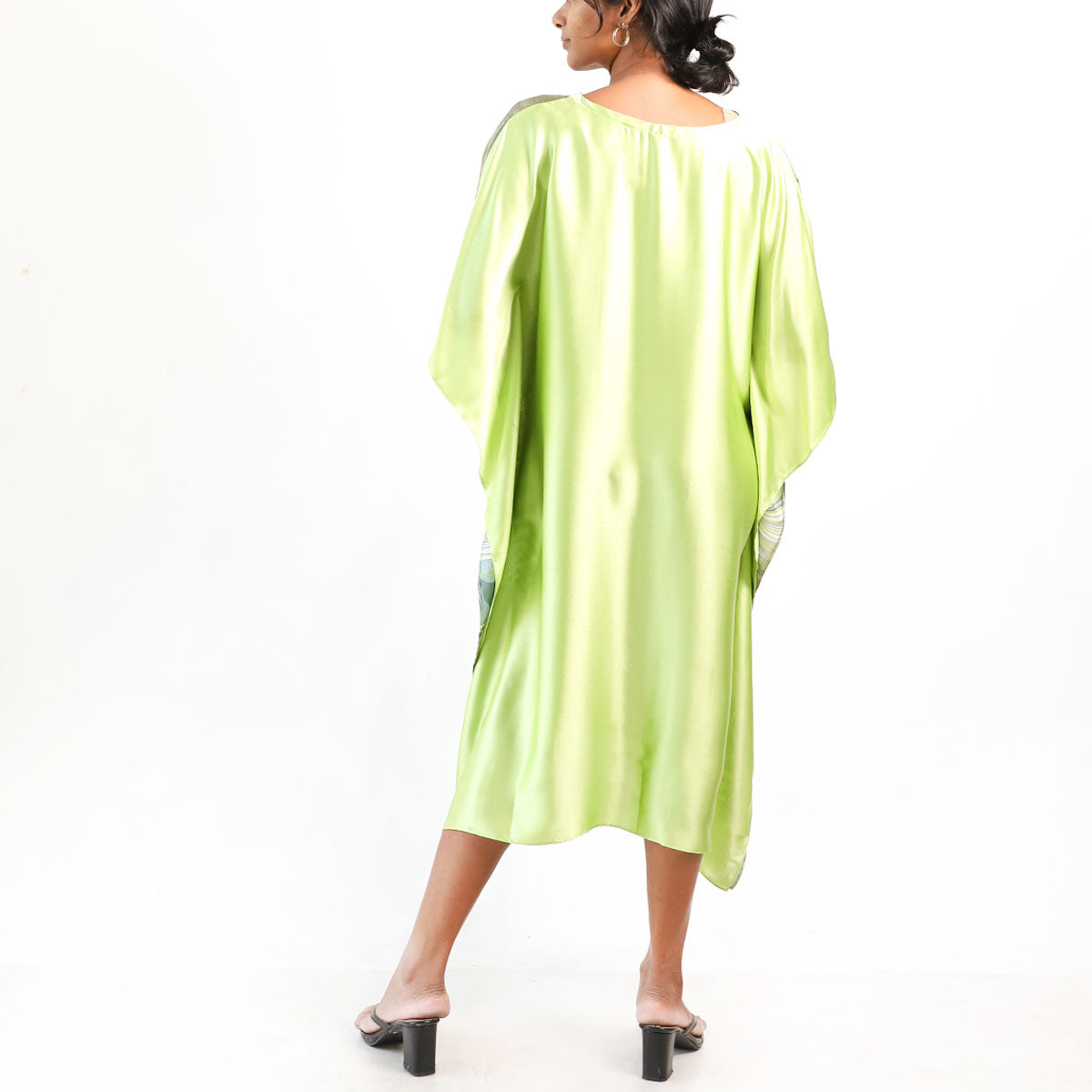 Verdant Hues Batik Kaftan