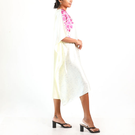 Blush Petal Batik Kaftan