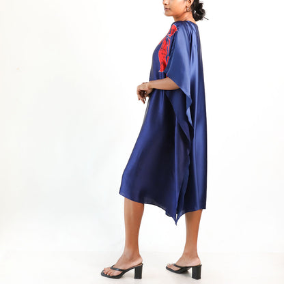 Tropical Hibiscus Batik Kaftan