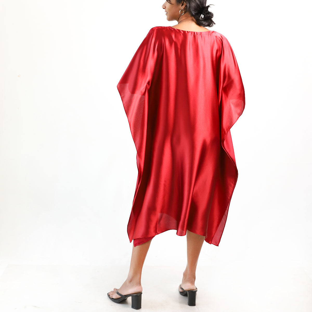 Sunset Bloom Batik Kaftan