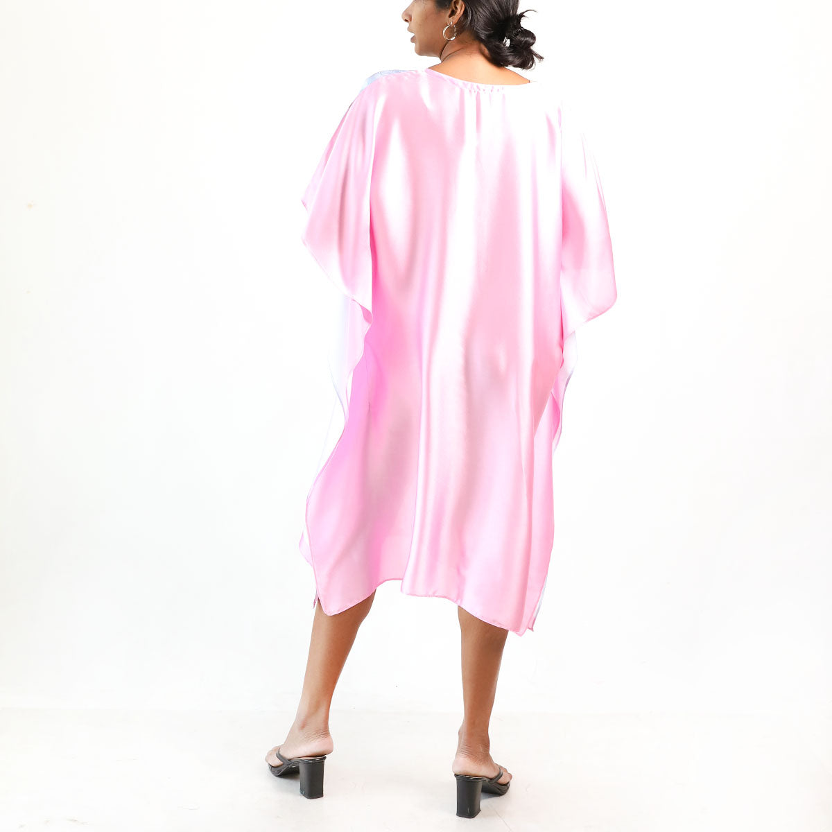 Rose Blush Batik Kaftan