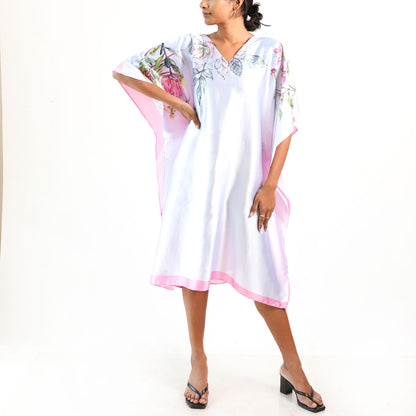 Rose Blush Batik Kaftan