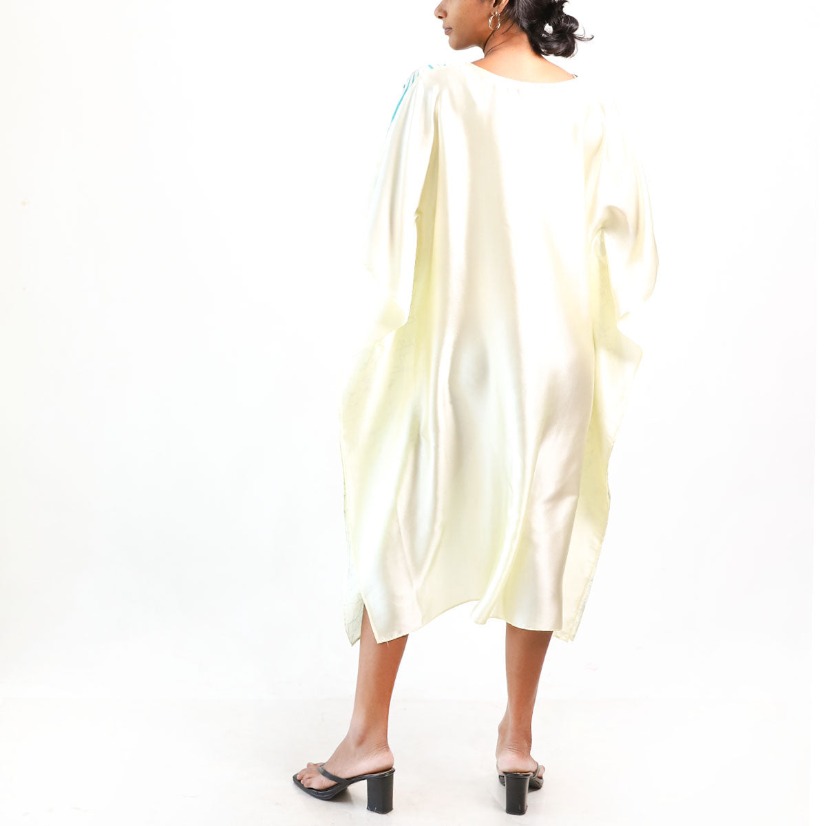 Sky Blossom Batik Kaftan