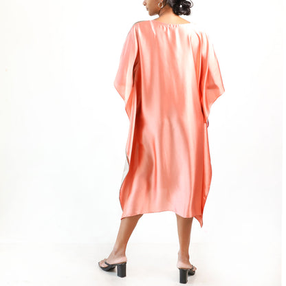 Bronze Peach Batik Kaftan