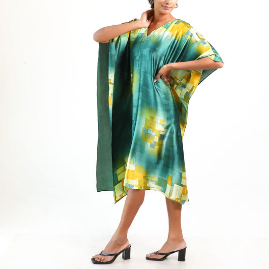 Sunlit Meadow Batik Kaftan