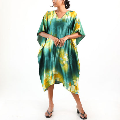 Sunlit Meadow Batik Kaftan