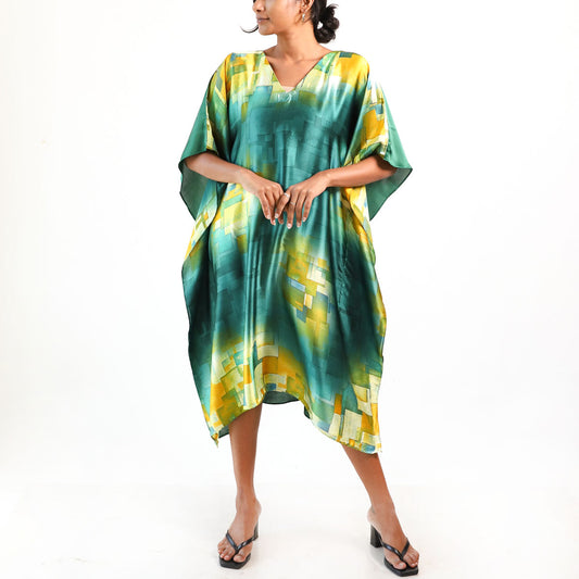 Sunlit Meadow Batik Kaftan