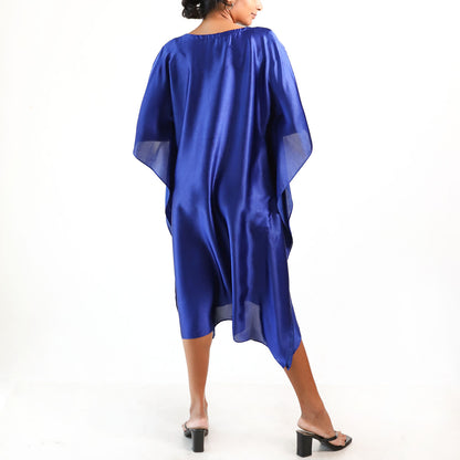 Deep Ocean Batik Kaftan