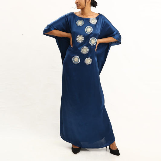 Twilight Satin Silk Kaftan