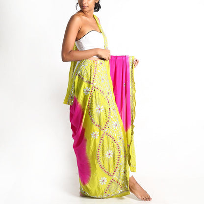 Vibrant Hues Lehnga Dupatta