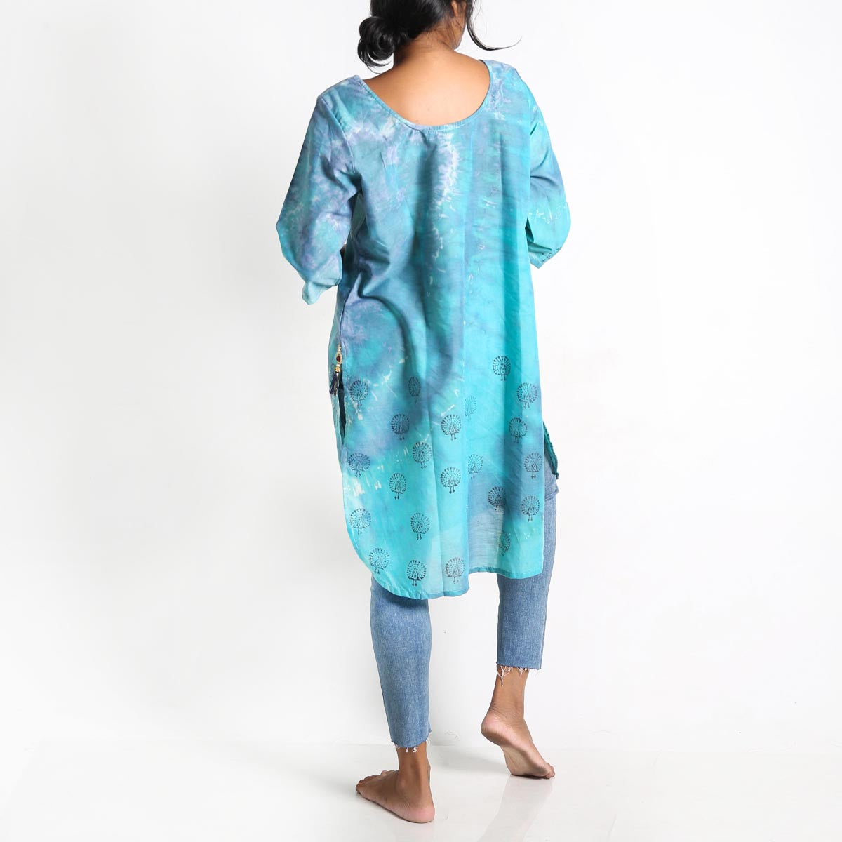 Sea Weed Tie-Dye Kurta