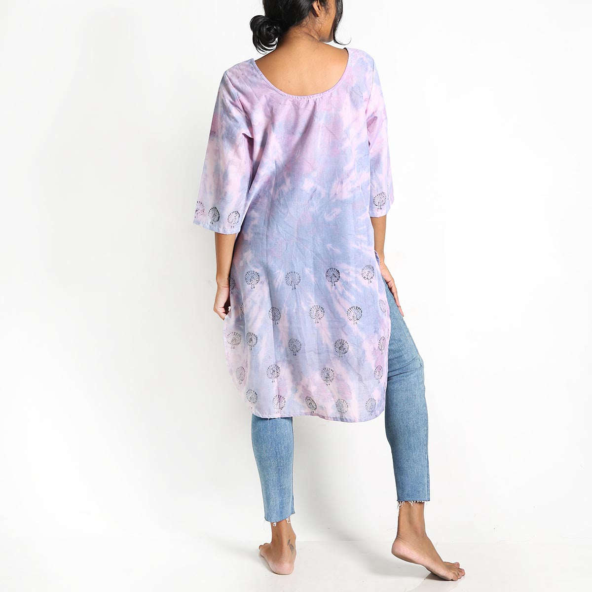 Fawn Tie-Dye Kurta