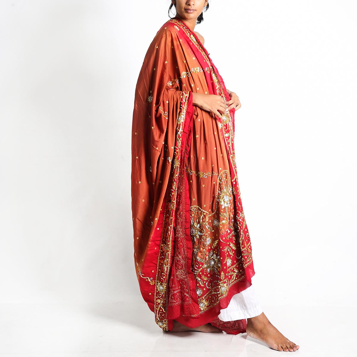 Ruby Lehnga Dupatta